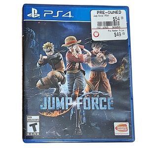 PlayStation 4 PS4 Jump Force Video Game Rated T For Teen Adolescents